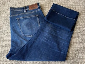 $65 New Lands' End Men's Straight Fit 5 Pocket Stretch Denim Jeans Blue 42x36 - Picture 1 of 13
