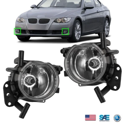 Front Fog Lights For 2004-2007 BMW 525i/08-10 BMW 528i 535i E60 Bumper Clear Foto 1 de 4