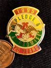 Anheuser Busch Beer Pin 1995 25 Years A Pledge A Promise