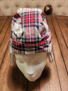 Jack & Janie San Francisco Ski Cap Cotton Fur Trapper Plaid 12-24 Months Hat - Picture 1 of 9