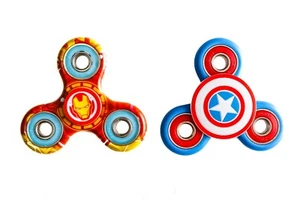The Avengers 2 Fidget Spinner Bundle Iron Man & Captain America Comic Book  - Picture 1 of 4