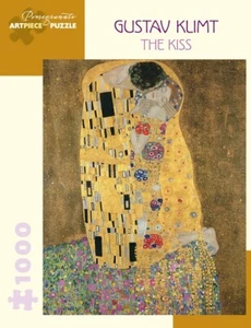 Pomegranate The Kiss by Gustav Klimt 1000 piece jigsaw puzzle - Picture 1 of 4