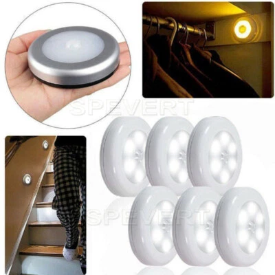 Lampe de penderie à détecteur de mouvement LED Lampe de nuit pour armoire murale - Photo 1/4