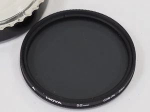 Hoya 52mm CIR-PL Slim Circular Polariser filter for Canon Nikon Camera lens - Picture 1 of 3