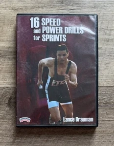 16 Speed and Power Drills for Sprints DVD OOP 2006 Track Coaching Lance Brauman - Picture 1 of 3