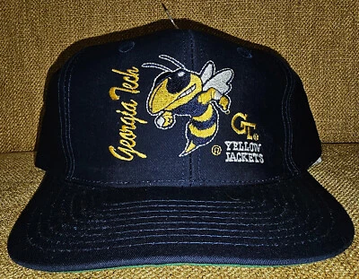 GEORGIA TECH CAP FRONT ROW CLARK SPORTSWEAR NEW NEVER WORN RETR0 COOL - Image 1 of 4