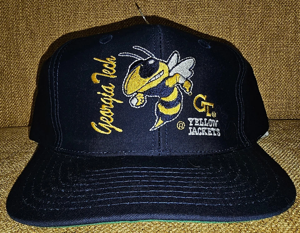 GEORGIA TECH CAP FRONT ROW CLARK SPORTSWEAR NEW NEVER WORN RETR0 COOL - Image 1 of 4
