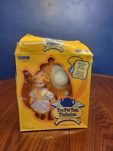 Tea Pot Tots Orange Pekoe Doll Les Thelutins By Irwin W/ Poster 1987 - Picture 1 of 8