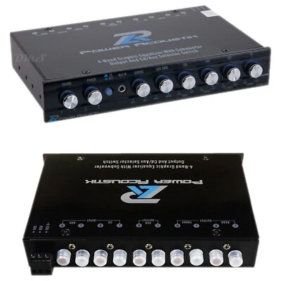 Power Acoustik PWM-16 | 4 Band Graphic Equalizer with 7 Volt Output Line Driver - Image 1 of 4