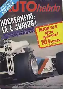 AUTO HEBDO n°109 13/04/1978 GP USA OUEST JARIER FORD CAPRI 3.0S - Foto 1 di 1