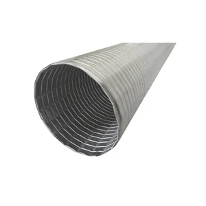Flexible Exhaust Pipe 25mm 1" inch Stainless Steel 316 Polylock 1-6m length tube - Picture 1 of 11