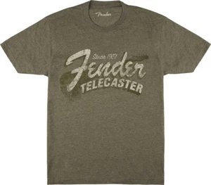 NEW Fender Since 1954 Telecaster Men's T-Shirt, HEATHER GREEN - #910-1291-*** - Picture 1 of 1