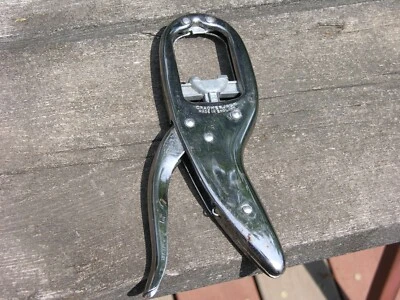 Vintage Cracker Jack Nutcracker Made in England 1988 chrome ratchet action - Image 1 of 3