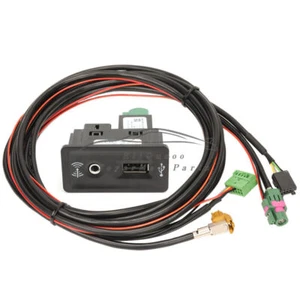 New 1 Set Carplay USB AUX Switch MIB Adapter Plug Harness For VW Golf 7 7.5 GTR - Picture 1 of 8