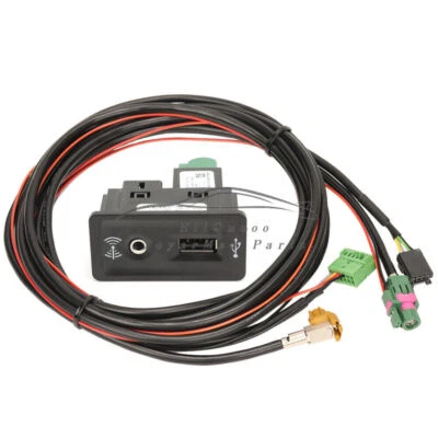 New 1 Set Carplay USB AUX Switch MIB Adapter Plug Harness For VW Golf 7 7.5 GTR - Image 1 of 4