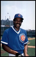 1989 Barry Colla Chicago Cubs Andre Dawson Postcard #8