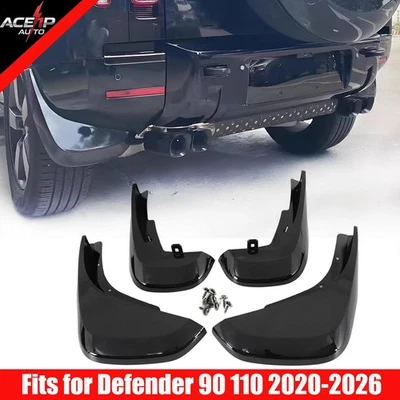 Mud Flap Splash Guards Mudguards Fender Flare Fits for Defender 90 110 2020-2026 - Image 1 of 4