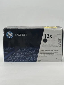 HP 13X Q2613X Black Toner Cartridge Genuine OEM LaserJet 1300 Series New - Picture 1 of 3
