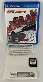NEED FOR SPEED MOST WANTED - SONY PLAYSTATION VITA - COMPLETE *TESTED & WORKING*