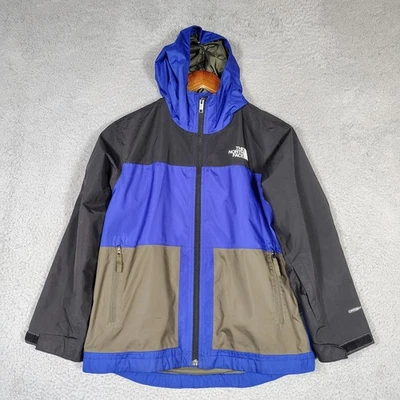 Chaqueta The North Face Niños Grande 12 Multicolor Bloques Cremallera Completa Ligera Otoño Foto 1 de 4