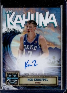 2024 Bowman Chrome University Kon Knueffel Big Kahuna Auto!! SSP!! - Foto 1 di 2