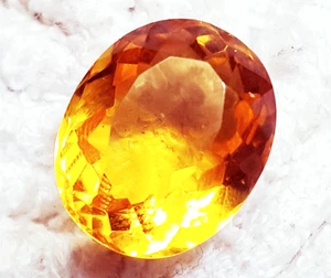 Citrin ovale Form 8,30 ct lose Edelstein zertifiziert - Bild 1 von 6