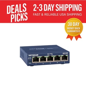 Compact 5-Port Gigabit Ethernet Switch - Silent Operation, Lifetime - Picture 1 of 8