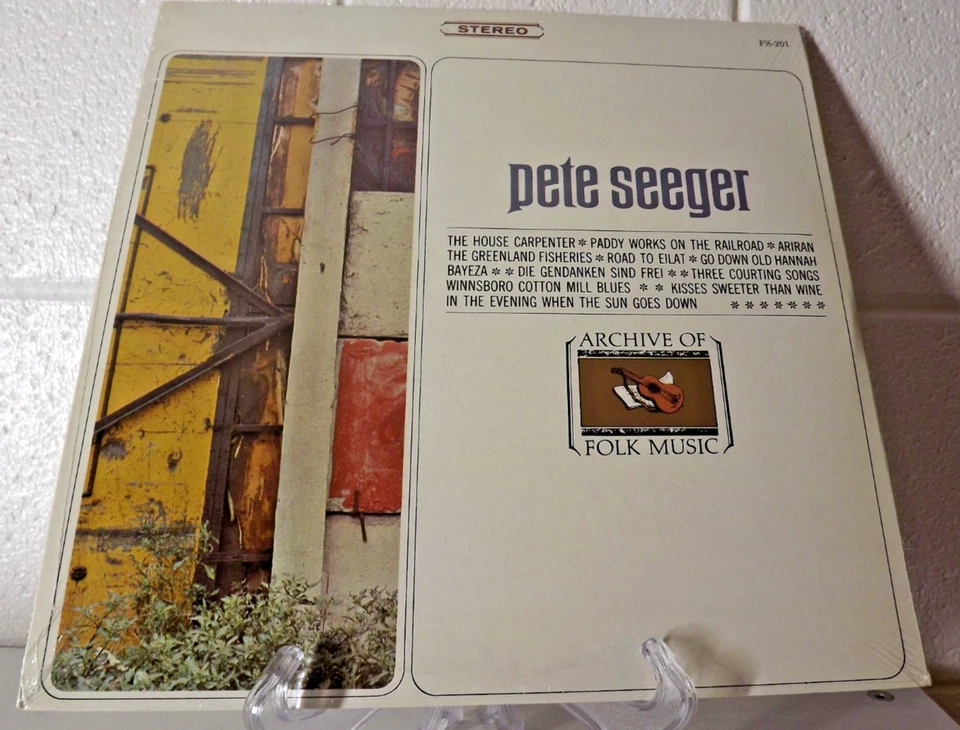 Pete Seeger - Self Titled - Archive of Folk Music  - LP# FS-201 Sealed - Image 1 of 3
