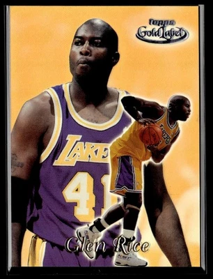 1999-00 Topps Gold Label Class 3 Glen Rice #73 BLACK LABEL - Image 1 of 2