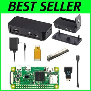 Essential Raspberry Pi Zero W Starter Kit: Includes Power Supply & Accessories - Picture 1 of 9