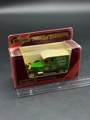 Matchbox Models Of Yesteryear Y5 1927 Talbot Van. Boxed. Lyle's Golden Syrup - Photo 1/4