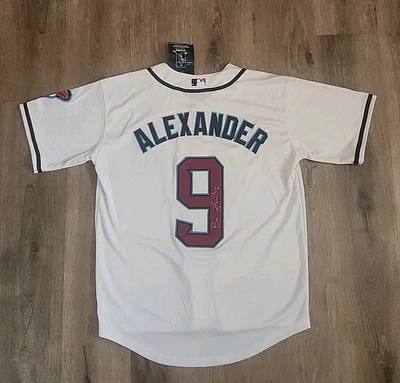 Blaze Alexander Signed Auto Autographed Arizona Diamondbacks Jersey New RARE - Image 1 of 4