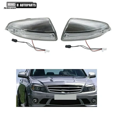 Fit Benz X164 GL550 GL450 GL350 Pair Door Side Mirror Turn Signal Lamp Light - Imagem 1 de 4