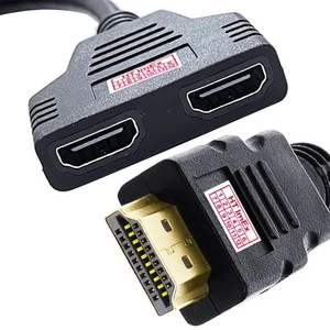 Adapter HDMI Verteiler 1 IN 2 Out 4K 1080P HDMI-Verteilersplitter 1x2 HDCP 1.4 - Bild 1 von 9