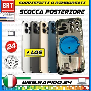 BACK COVER SCOCCA POSTERIORE VETRO+FRAME COMPLETA PER APPLE IPHONE 12 PRO - Imagen 1 de 1