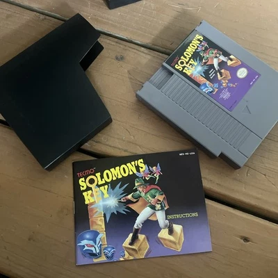 Solomon's Key (1987) NES With Manual And Nintendo Sleeve Tested - Image 1 of 4