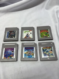 Lot of 6 Original Nintendo Gameboy Games Super Mario Land Tetris Alleyway More - Picture 1 of 14