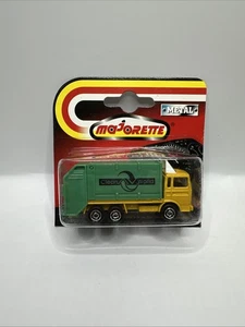Majorette - # 247 Garbage Truck Yellow & Green NEW + FAST SHIPPING - Picture 1 of 9