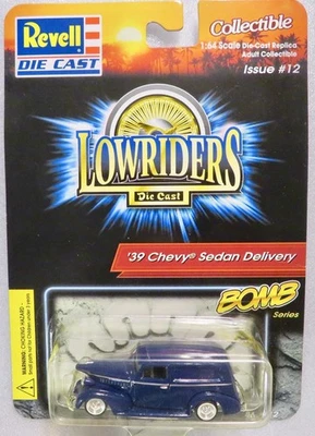 2002 Revell литой "Lowriders" '39 Chevy седан доставки - синий - Изображение 1 из 2