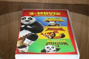Kung Fu Panda 1, 2 & 3 (3 Movie Collection, Widescreen DVD, 2018) + Bonus New - Picture 1 of 6