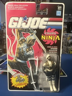 Hasbro G.I. 1992 Figura Joe Ninja Force Storm Shadow De España Nueva Precintada Foto 1 de 4