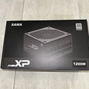 SAMA XP 1200w ATX PLATINUM Power Supply PSU For Gaming Computer PC PSU - Afbeelding 1 van 3
