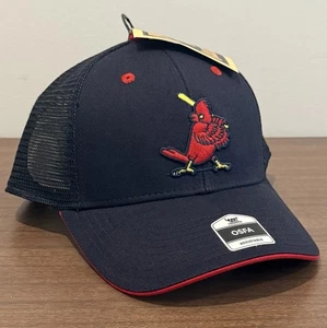 Mütze Kappe St. Louis Cardinals Cooperstown Retro Throwback marineblau Druckknopflasche verstellbar - Bild 1 von 7