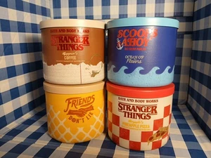 Bath & Body Works Rare -Stranger Things 3 Wick Candle Set Of 4 - Picture 1 of 2