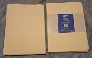 Meradiso Flanell Spannbettlaken Einheitsgröße (100 x 200 mm) beige 100% Baumwolle - Bild 1 von 5