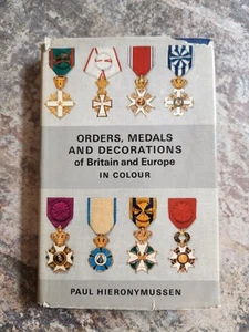 1970 Orden Medaillen & Ehrenzeichen Großbritanniens & Europas in Farbe Hieronymusen Buch - Bild 1 von 17