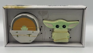 Disney Star Wars The Mandalorian Child Grogu Baby Yoda Salt and Pepper Shakers - Picture 1 of 9