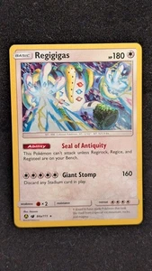 Regigigas 084A/111 - Crimson Invasion Alternate Art Holo DAMAGED Pokemon TCG - Picture 1 of 2