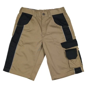 Powerfix Profi Work Shorts Beige Black 32 – New Reflective Pockets - Picture 1 of 4