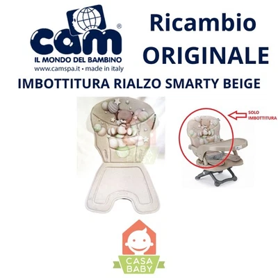 Imbottitura Ricambio Cam Smarty Pop Rialzo Sedia Orso Beige S333 - Immagine 1 di 4